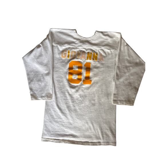 VTG ‘81 Russell Athletic USA Made Single Stitch White Heavy S Seniors LS Jersey - Picture 2 of 10